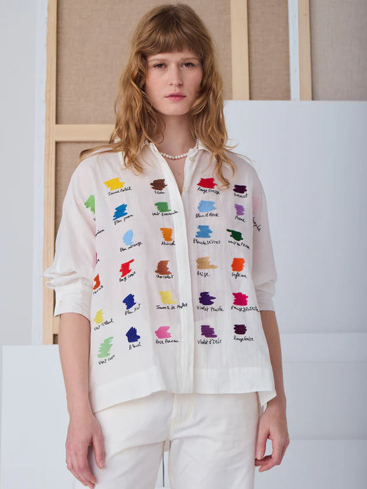 manuela la coloriste en craie shirt - MII SS25
