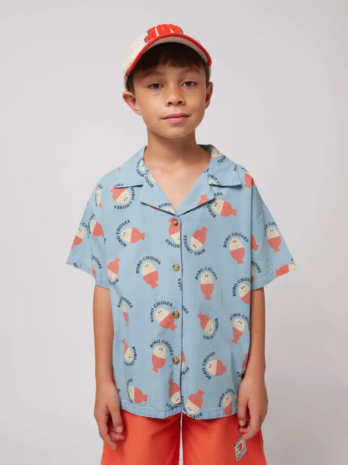 morning all over shirt denim - Bobo Choses SS25