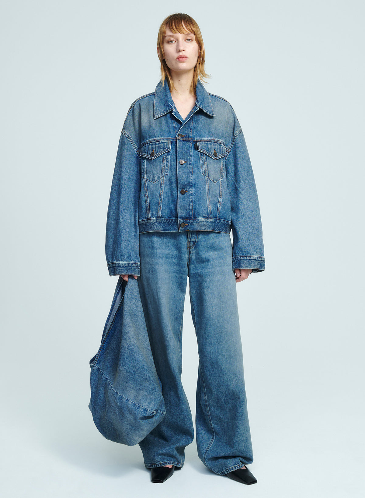 Bethany oil blue pants